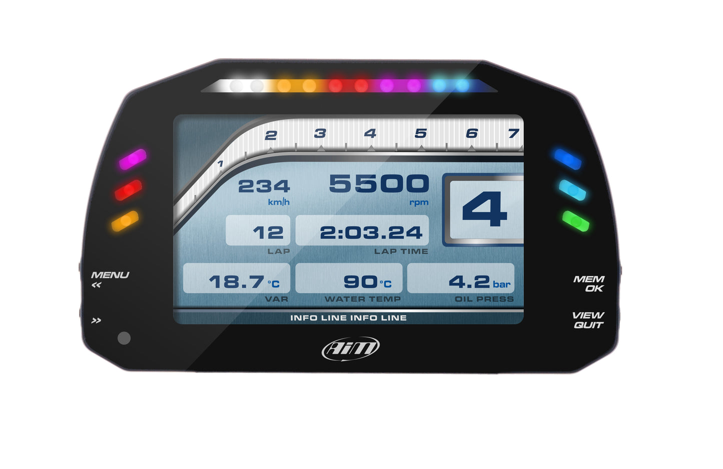 AIM MXG 1.2 Strada 7" Dash