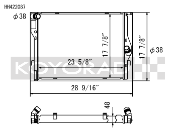 Koyo 08-13 BMW M3 E90/E92/E93 4.0L (MT/DCT) Radiator