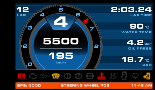 AIM MXG 1.2 Strada 7" Dash