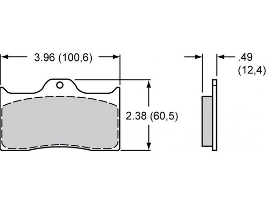 Wilwood BP-10 Compound Pad#7112 Brake Pads