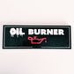 Oil Burner Sticker
