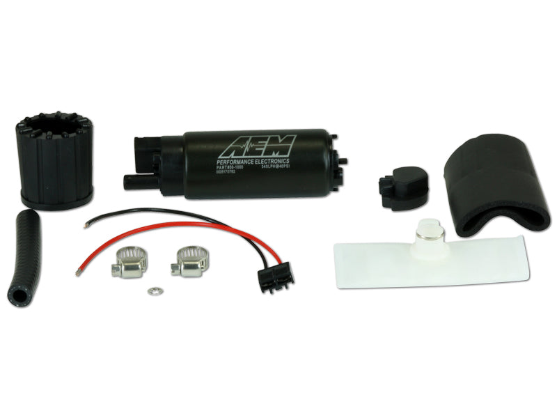 AEM 340LPH High Flow In-Tank Fuel Pump Offset Inlet