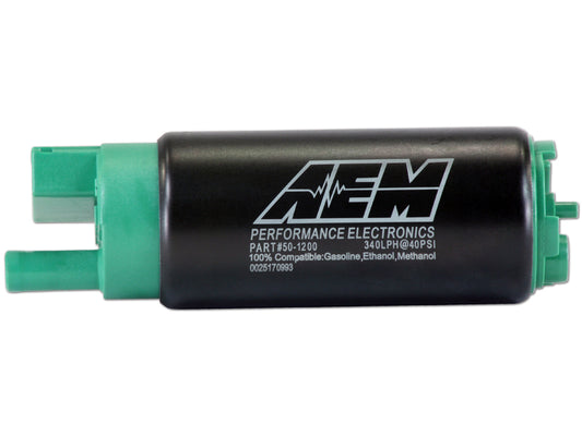 AEM 340LPH E85-Compatible High Flow In-Tank Fuel Pumps (Offset Inlet)