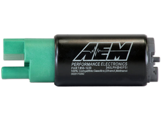 AEM 340LPH E85-Compatible High Flow In-Tank Fuel Pump Offset Inlet