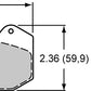 Wilwood BP-10 Compound Pad#6712 Dynapro 6 Brake Pads