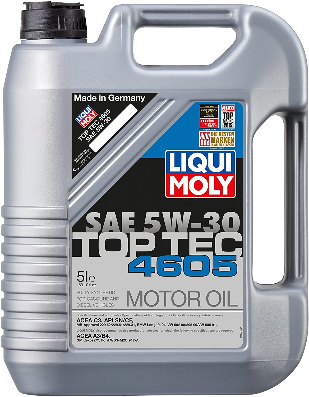 Liqui Moly 5L Top Tec 4605 Motor Oil 5W-30