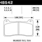 Hawk Wilwood 7816 DTC-70 Street Brake Pads