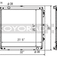 Koyo Toyota 10-13 Tundra 4.6L/07-13 Tundra 5.7L V8 (AT) Racing Radiator