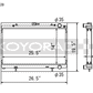 Koyo 89-94 Nissan 240SX S13 2.4L KA24E/DE (MT) Radiator