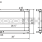 Koyo 09-13 Nissan GT-R 3.8L (AT) Radiator