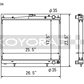 Koyo 00-02 Nissan Skyline GTR 2.6L Turbo Racing Radiator