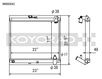 Koyo 86-88 Mazda RX-7 FC NA/Turbo (MT) Radiator