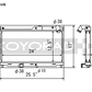 Koyo 93-95 Mazda RX-7 1.3L Turbo N-FLO (Dual Pass) Radiator