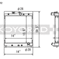 Koyo 92-00 Honda Civic Si/Del Sol (MT / w/ 28mm Hoses) Radiator