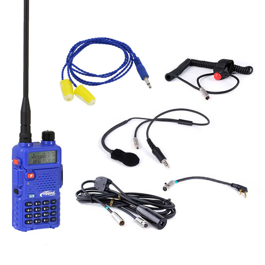Rugged Radios IMSA Single Seat Kit with RH5R Handheld Radio