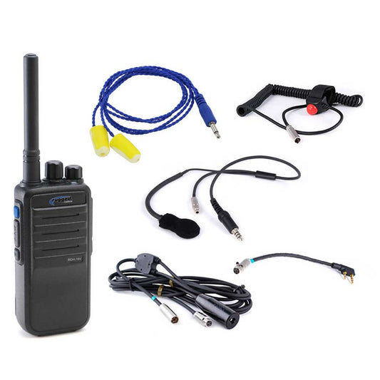 Rugged Radios IMSA Single Seat Kit w/ Digital 16-Channel Handheld Radio