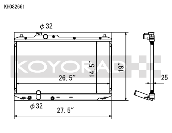 Koyo 12-15 Honda Civic SI 2.4L (MT) Radiator