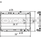 Koyo 11-16 Honda CR-Z 1.5L Hybrid (MT) Radiator