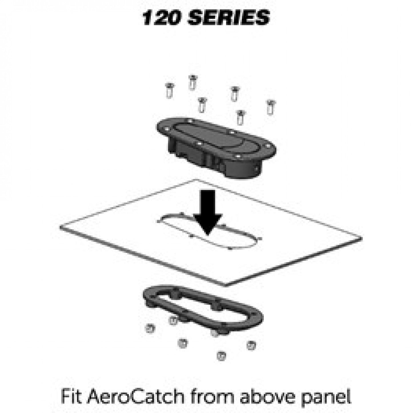 AeroCatch 120 Series Xtreme Non-Locking Hood Pins