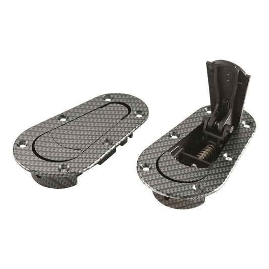 AeroCatch 120 Series Carbon Look Non-Locking Hood Pins