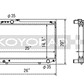Koyo 86-92 Toyota Supra NA/Turbo (MT) Radiator