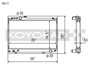 Koyo 86-92 Toyota Supra NA/Turbo (MT) Radiator