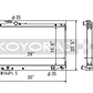 Koyo 93-98 Toyota Supra NA/Turbo (MT) Radiator
