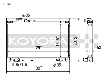 Koyo 93-98 Toyota Supra NA/Turbo (MT) Radiator