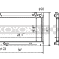 Koyo 03-07 Infiniti G35 Coupe / 03-06 G35 Sedan VQ35DE (MT) Radiator