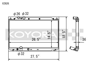 Koyo 06-11 Honda Civic Si 2.0L Coupe/Sedan (MT) Radiator