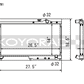 Koyo 92-00 Honda Civic 1.6 DOHC Manual Transmission Radiator (Not Equipped w/ AC)