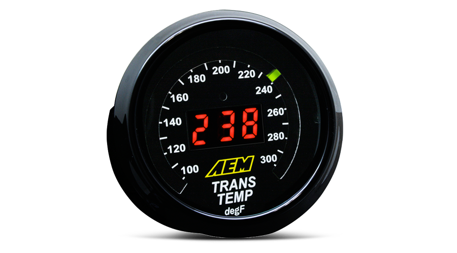 AEM Classic Digital Transmission Temperature Display Gauge