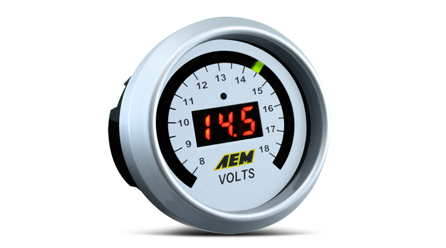 AEM Classic Digital Voltmeter Display Gauge