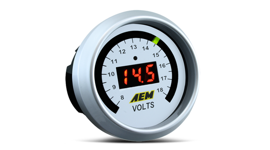 AEM Classic Digital Voltmeter Display Gauge