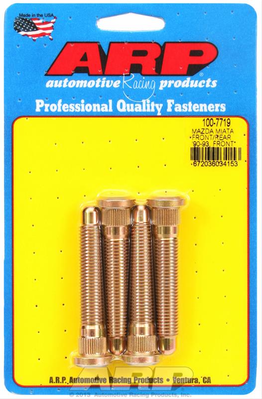 ARP 90-93 Miata Front & Rear / 94-05 Miata Front Only Wheel Stud Kit