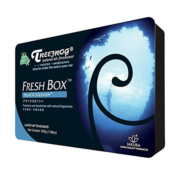 Treefrog Air Freshener- Black Squash
