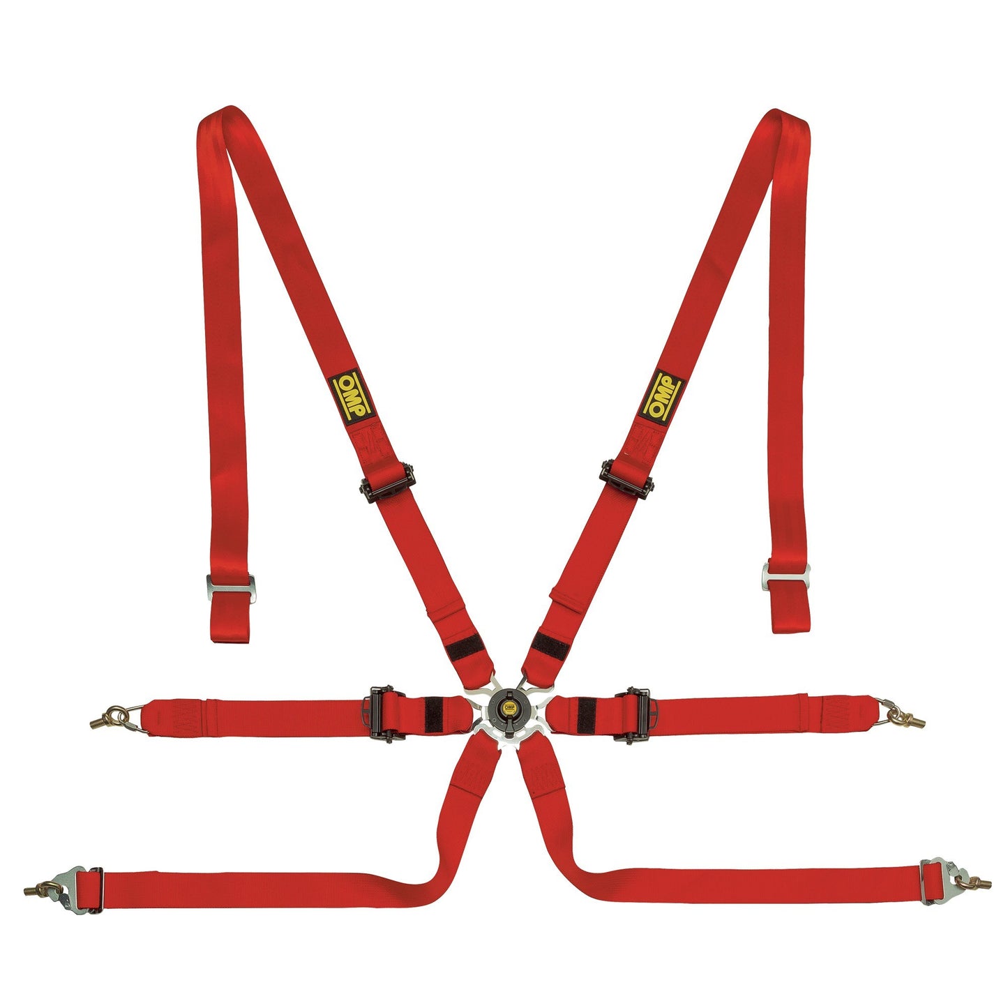 OMP Racing 6 Point Lightweight Saloon Pull Down Harness