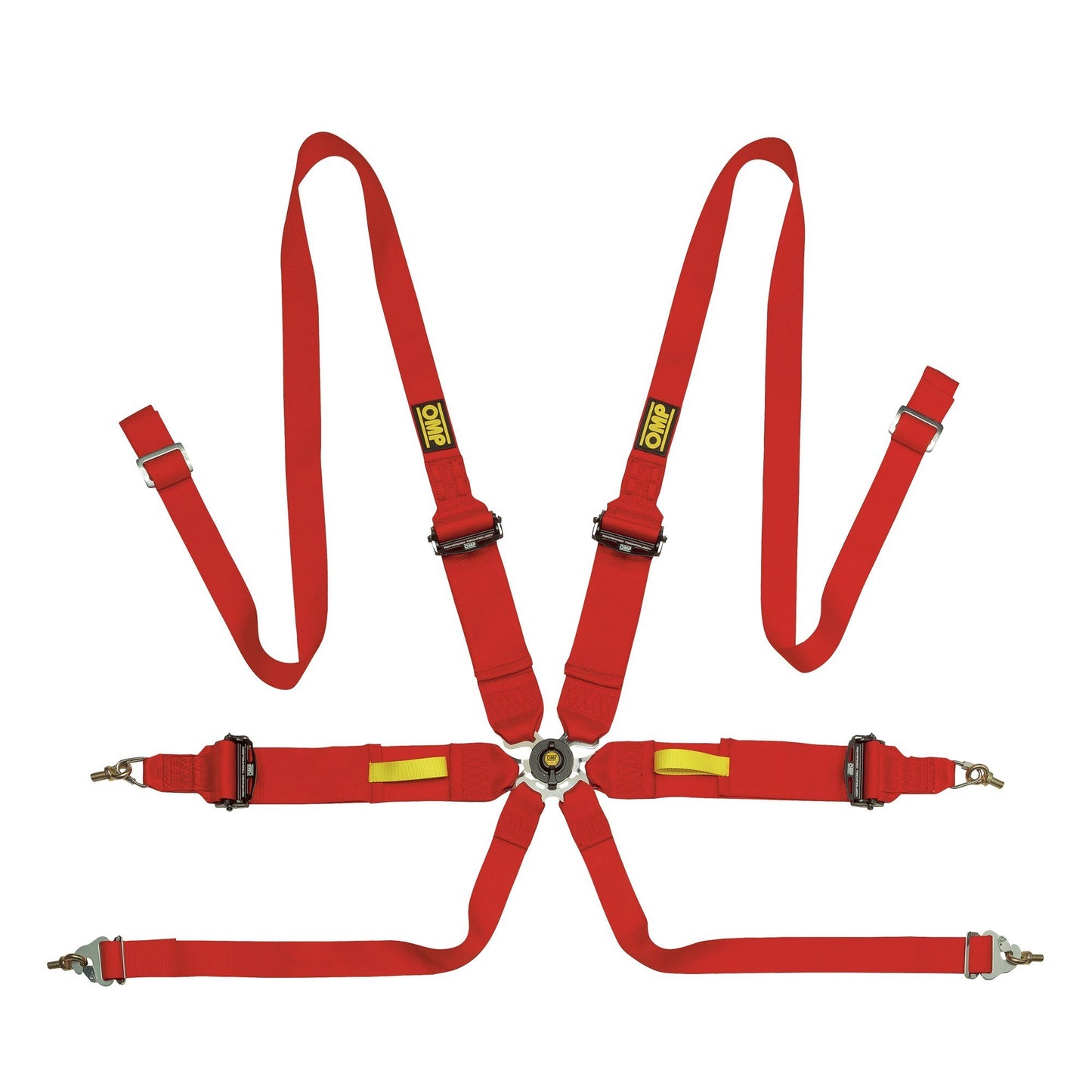 OMP Racing 6 Point Lightweight Saloon Pull Up Harness