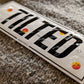 Tilted Sticker
