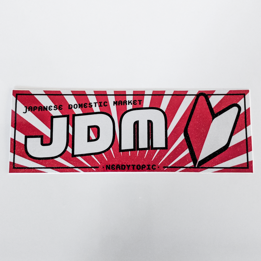 Rising Sun Mountain Waves JDM Japanese Motorsports Die Cut 