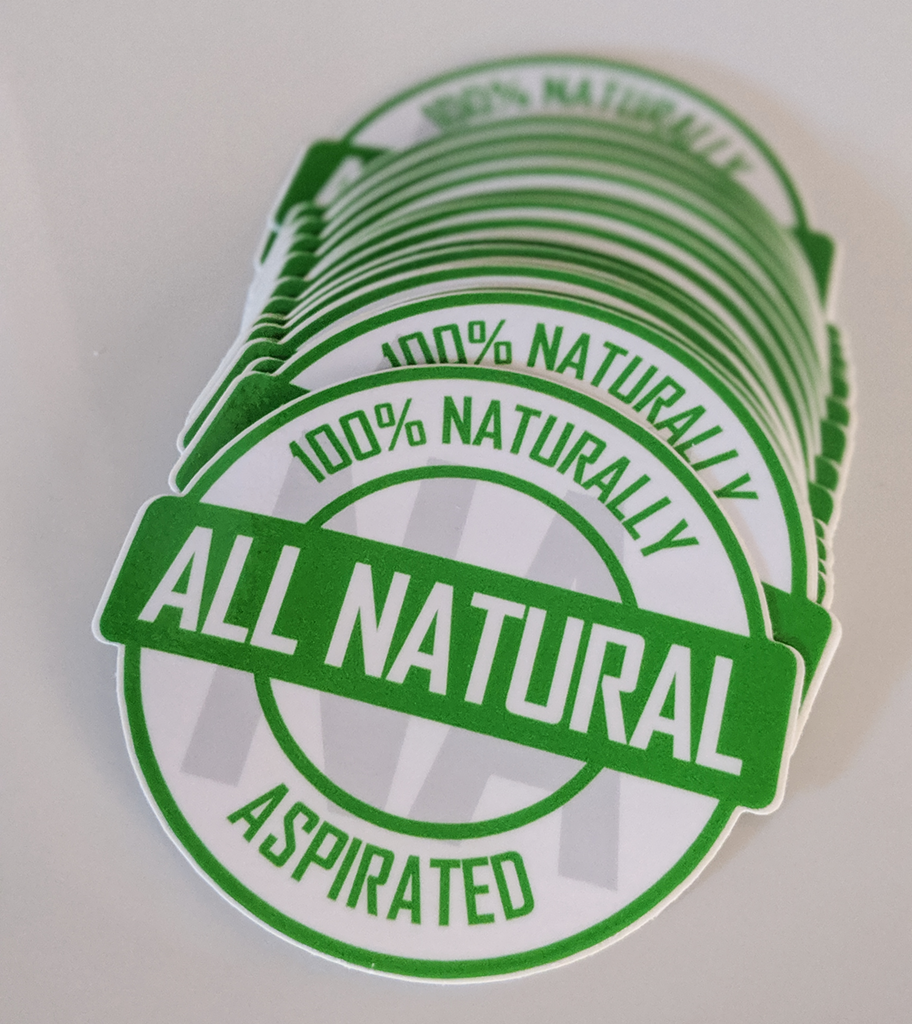 All Natural Sticker