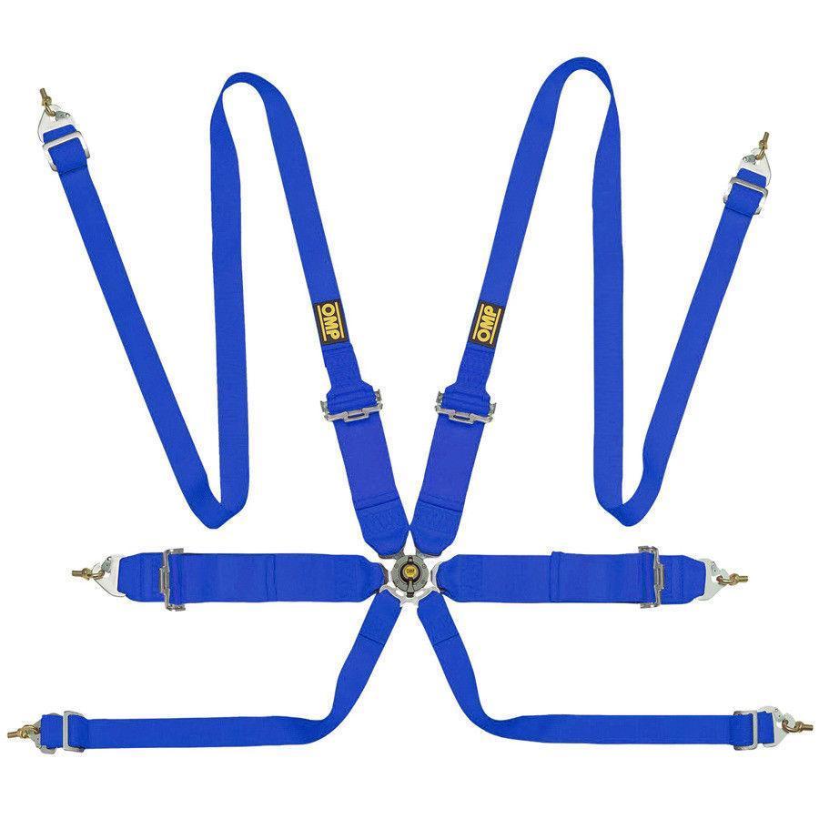 OMP Racing 6 Point Saloon Pull Up Harness