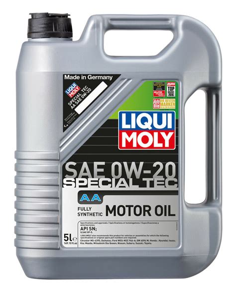 Liqui Moly 5L Special Tec AA Motor Oil 0W-20