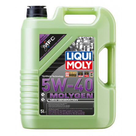 LIQUI MOLY 5L Molygen New Generation Motor Oil 5W-40