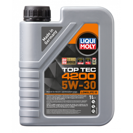 Liqui Moly 1L Top Tec 4200 Motor Oil 5W-30