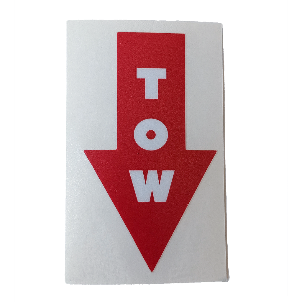 Tow Sticker